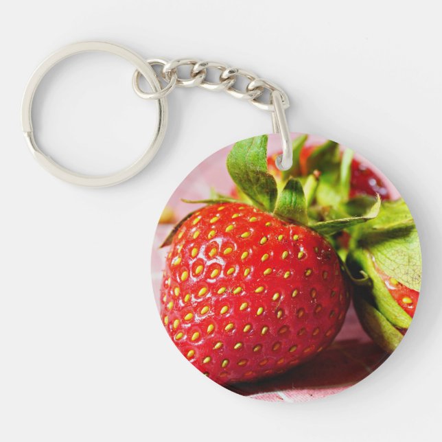 Strawberry Keychain (Front)