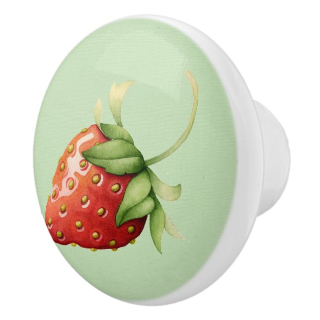 Strawberry Kitchen Drawer Knob - SRF (Right)