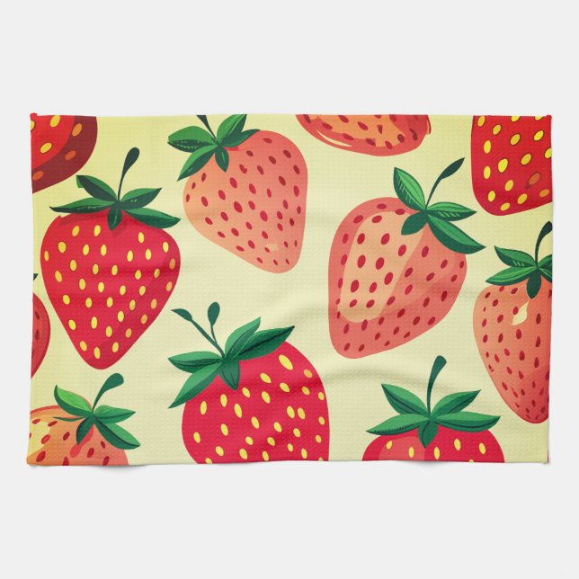Strawberry Kitchen Towel (Horizontal)