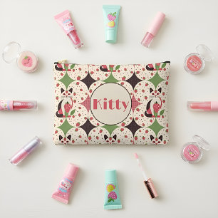 Strawberry Kitty Accessory Pouch