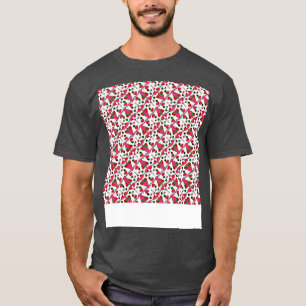 Strawberry Kitty Pattern Cute Kitten T-Shirt