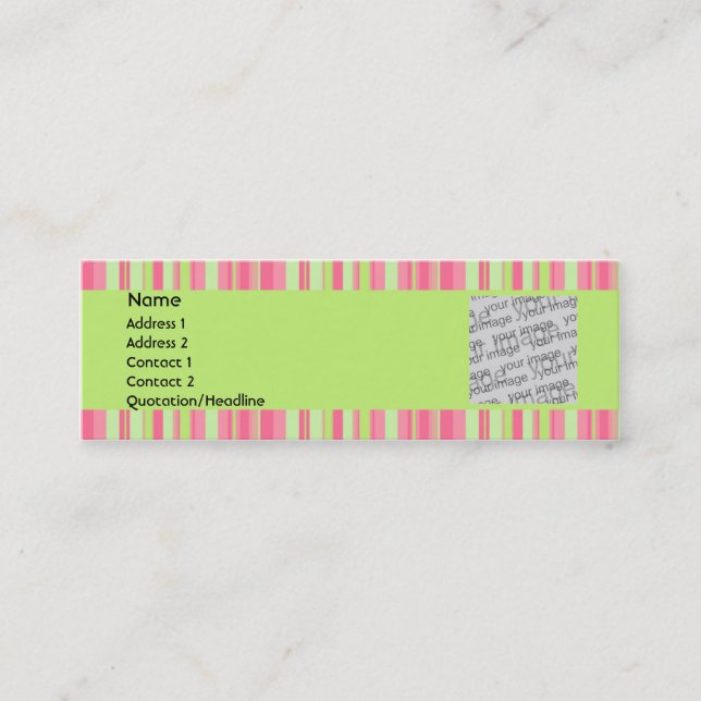 Strawberry & Kiwi Profile Card (Front)