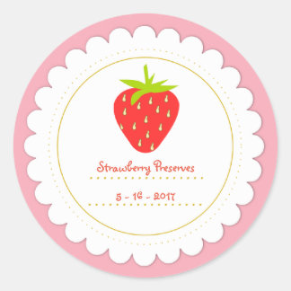 Strawberry Label Sticker