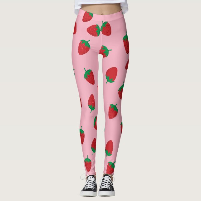 strawberry leggings  (Front)