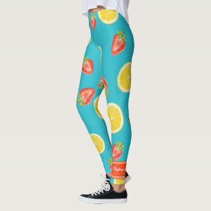 Strawberry Lemon Leggings