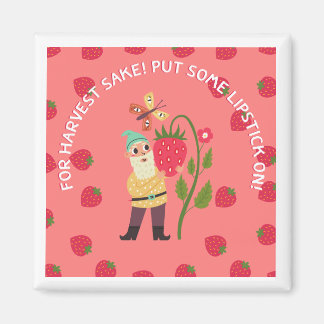 Strawberry Lipstick magnet