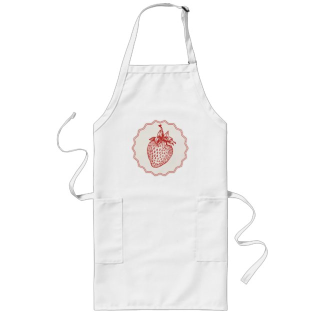 Strawberry Long Apron (Front)