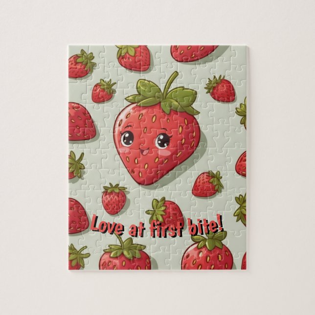 Strawberry lover jigsaw puzzle (Vertical)