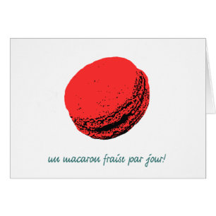strawberry macaroon
