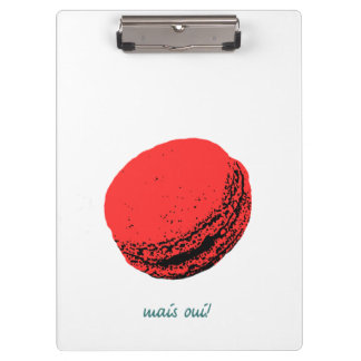 strawberry macaroon clipboard