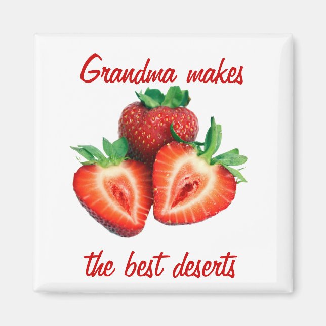 strawberry magnet (Front)