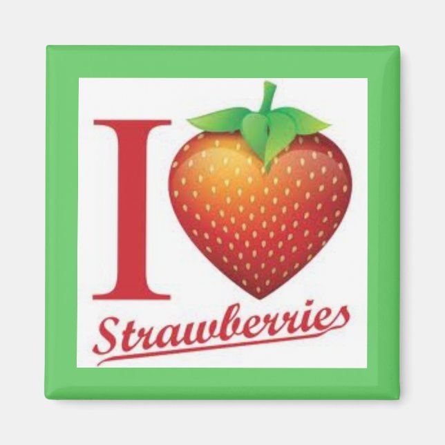 STRAWBERRY MAGNET BY BEVERLY (Front)