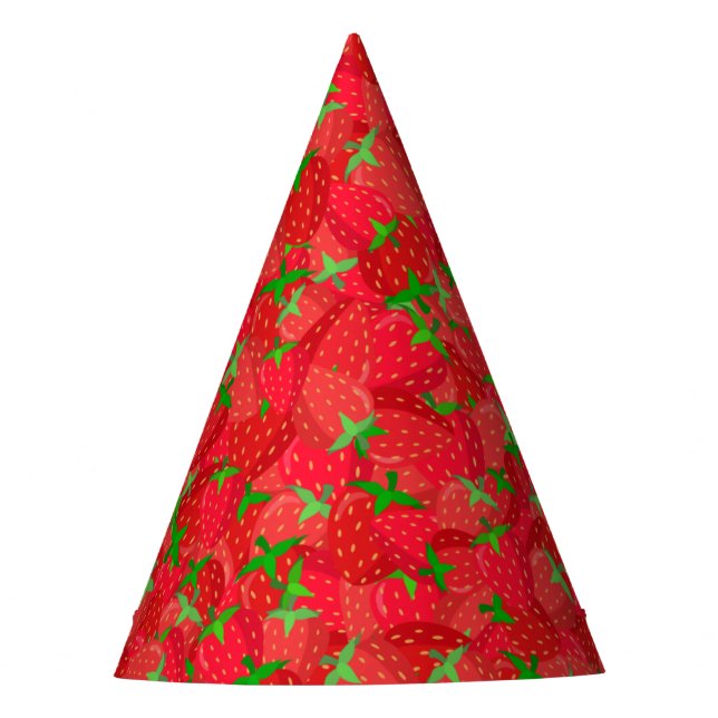Strawberry Medley Party Hat (Front)
