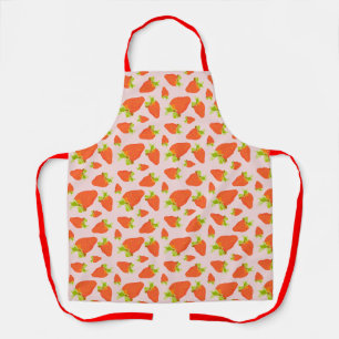 Strawberry Milk All-Over Print Apron