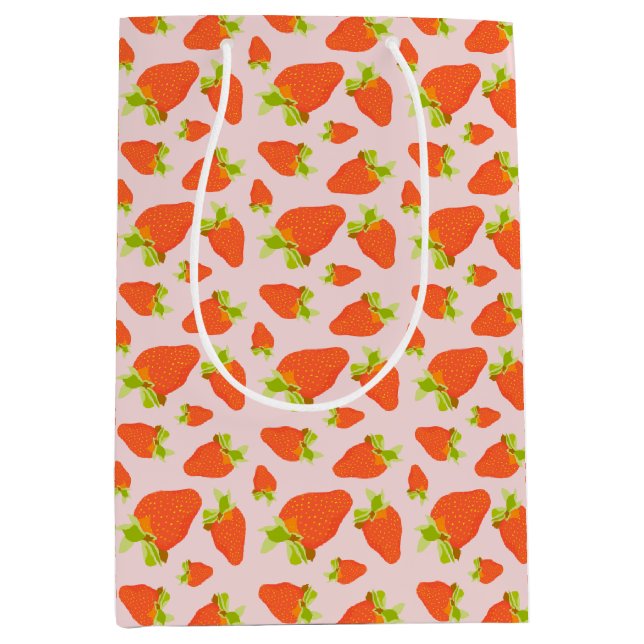 Strawberry Milk Medium Gift Bag (Front)