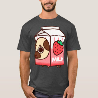 Strawberry Milk Puglie T-Shirt