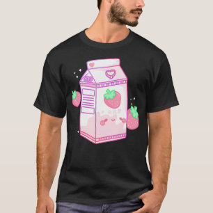 Strawberry Milk Shake Kawaii T-Shirt