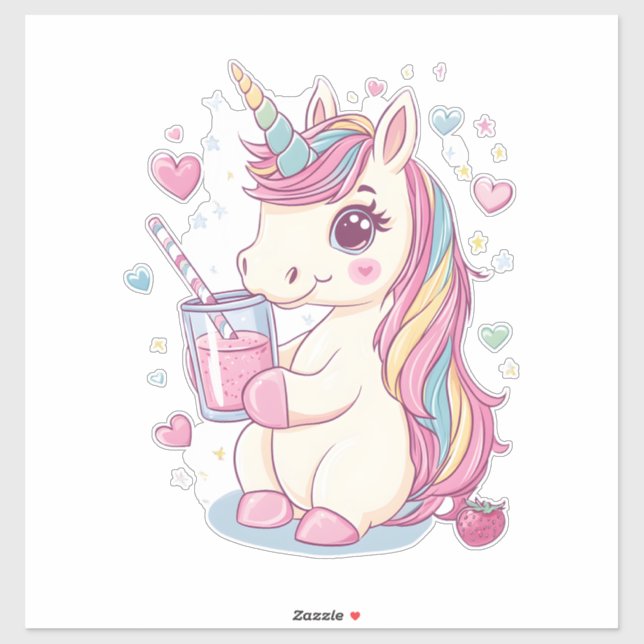 Strawberry Milk Unicorn (2) (Sheet)