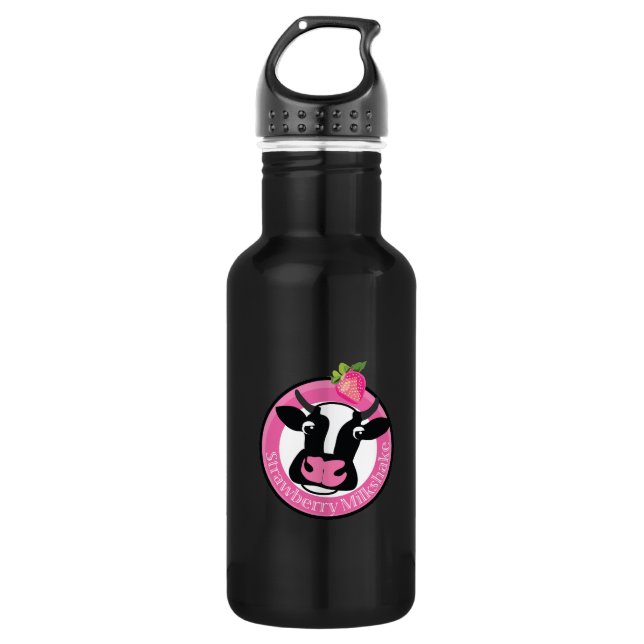 strawberry milkshake 532 ml water bottle (Front)