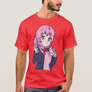 Strawberry Milkshake Cute Japan Aesthetic - Anime T-Shirt