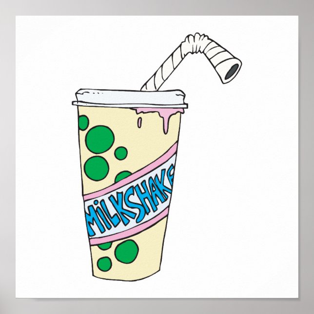 strawberry milkshake poster (Front)