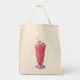 Strawberry Milkshake Tote Bag