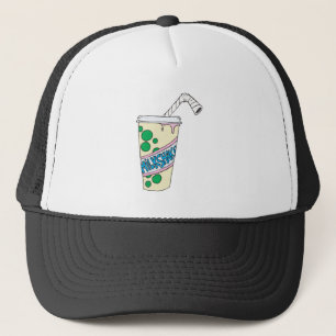 strawberry milkshake trucker hat