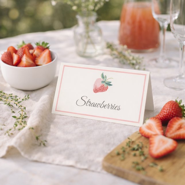 Strawberry Mimosa Bar Table Cards (Creator Uploaded)