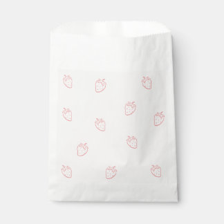 Strawberry Minimalism Favour Bag