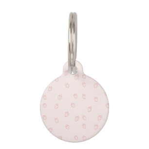Strawberry Minimalism Pet Tag
