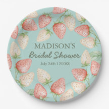 Strawberry Mint Green Garden Bridal Shower