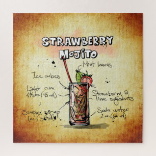 Strawberry Mojito 01 Jigsaw Puzzle