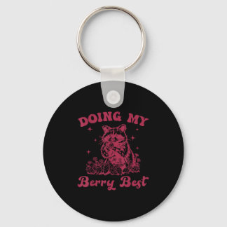 Strawberry Motivation Cute Berry Lover Key Ring