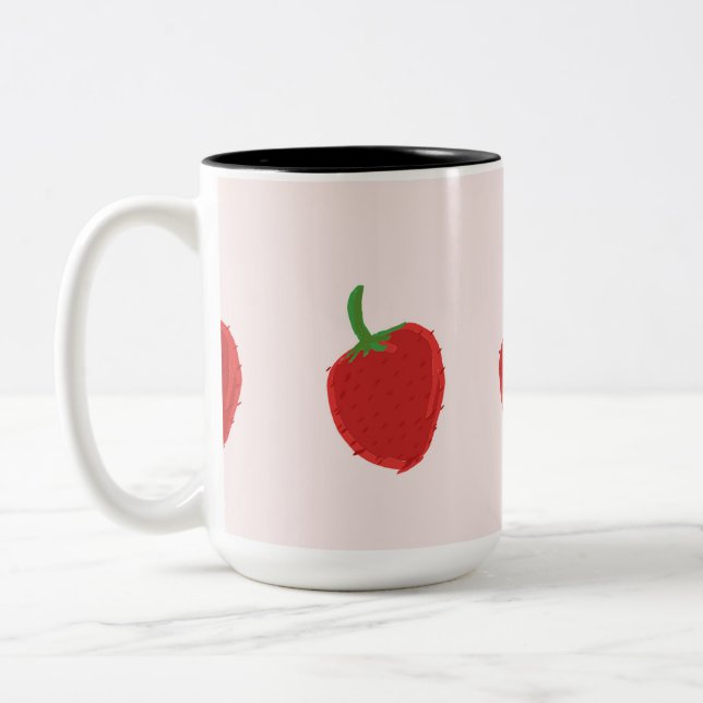 strawberry mug (Left)