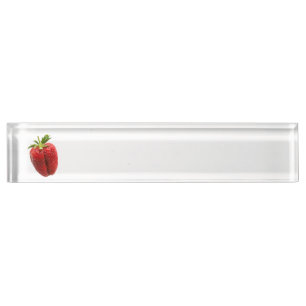 Strawberry Nameplate