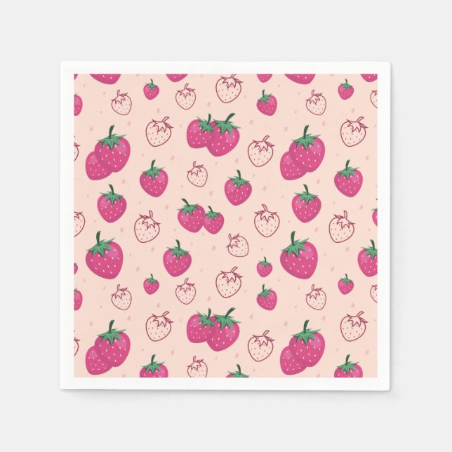 Strawberry Napkin (Front)