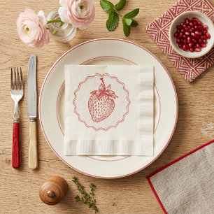 Strawberry Napkin