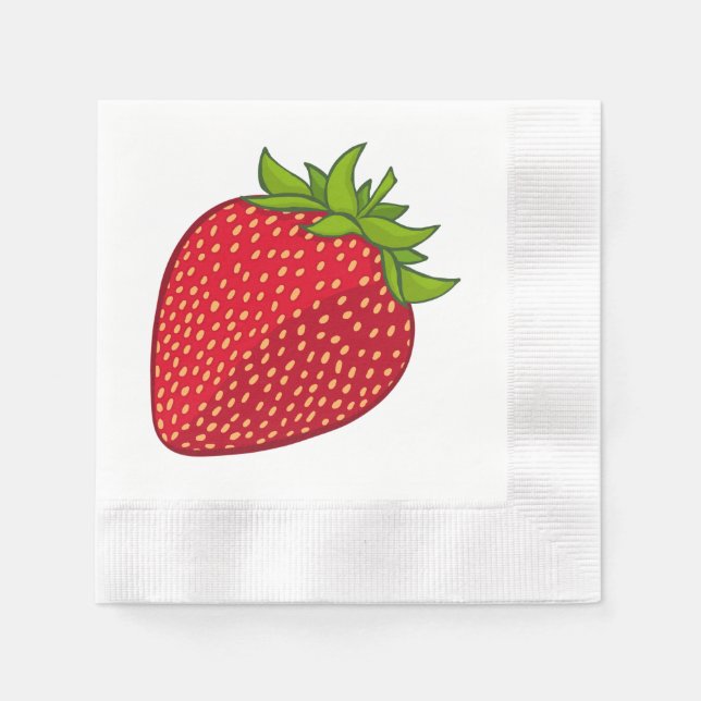 Strawberry Napkin (Front)