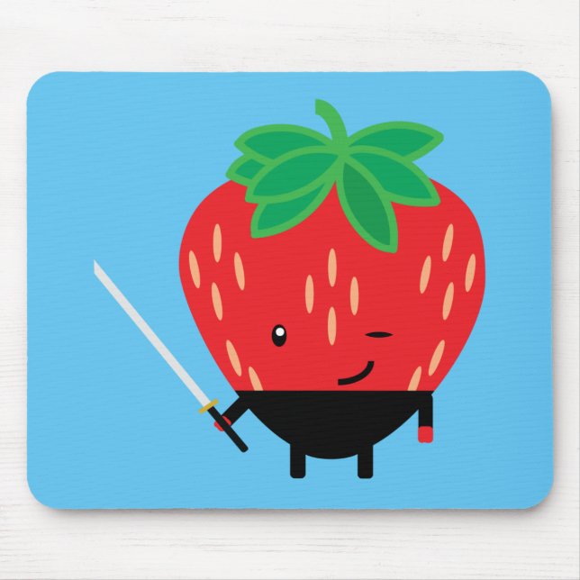 Strawberry-Ninja Mouse Pad (Front)