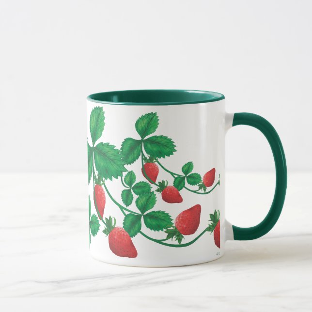 Strawberry on the vine Mug (Right)