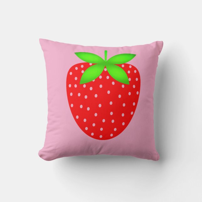 strawberry pad cushion (Front)