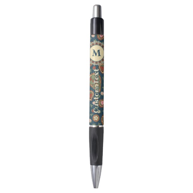 Strawberry Paisley Pattern Pen (Front Vertical)