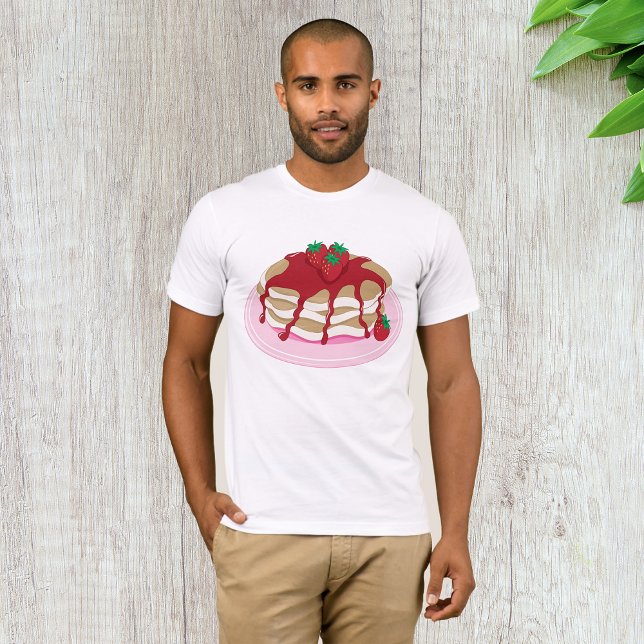 Strawberry Pancakes Mens T-Shirt (Creator Uploaded)