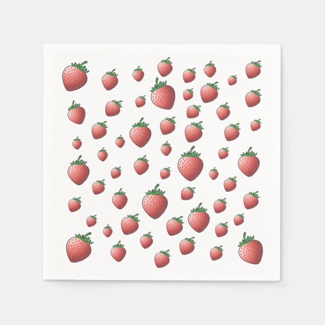 Strawberry Paper Napkin (Front)