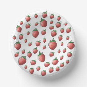 Strawberry Paper Plate
