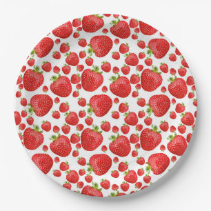 Strawberry Paper Plate