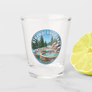Strawberry Park Hot Springs USA Shot Glass