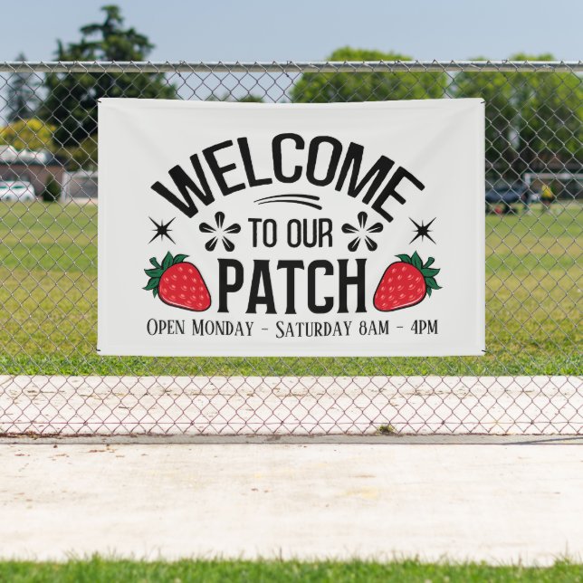 Strawberry patch add days times vendors banner (Insitu)