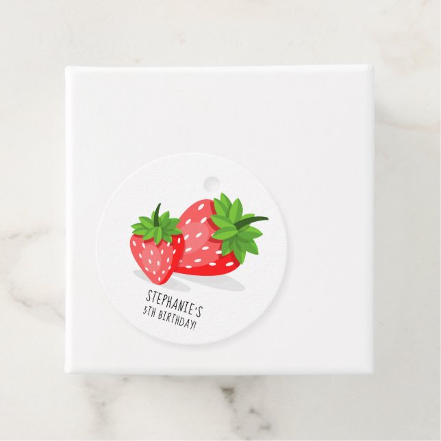 Strawberry Patch Favour Tags (In Situ)