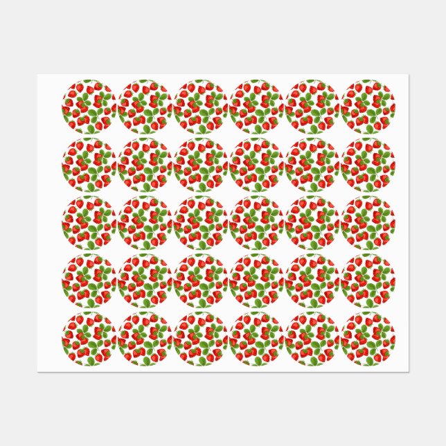 Strawberry pattern (Sheet)